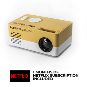 Porto Projector™ - HDMI Portable Mini Projector + NETFLIX Bundle